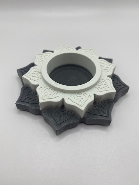 ResinCrete Lotus Single Tea Light Holder