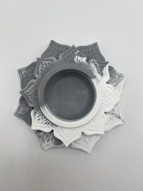 ResinCrete Lotus Single Tea Light Holder