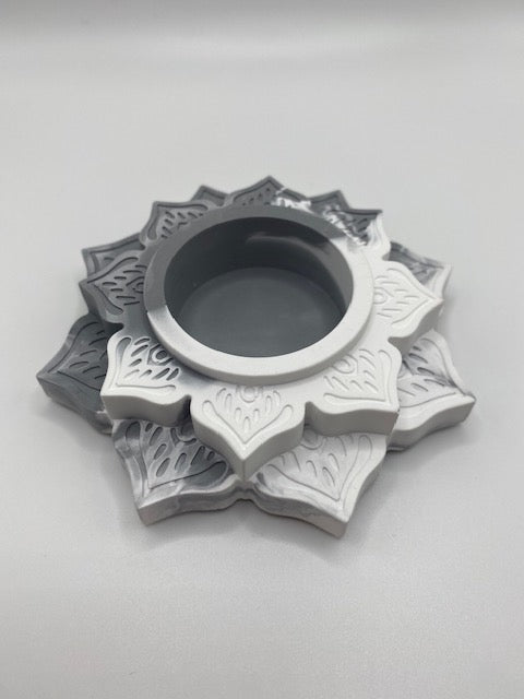 ResinCrete Lotus Single Tea Light Holder